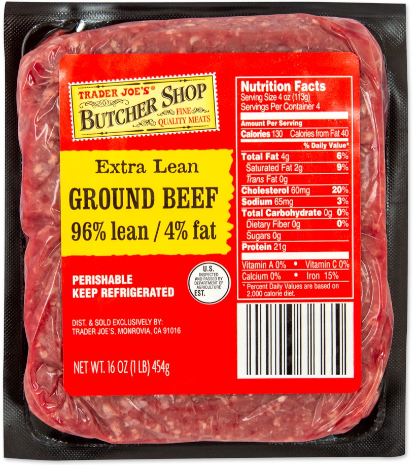 Extra Lean Ground Beef 96/4